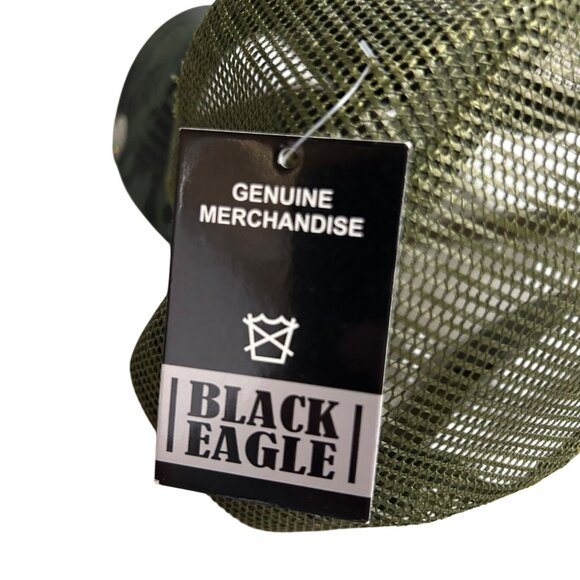 BLACK EAGLE Embroidered Rooster Camo Snapback Baseball Cap NWT - Picture 5 of 6